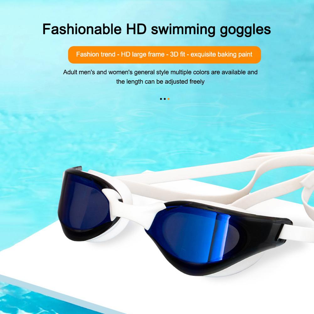 Professional Swim Glasses Anti-Fog Electroplate Diving Glasses UV Protection Swim Sports Eyewear for Women Men Youth Kids