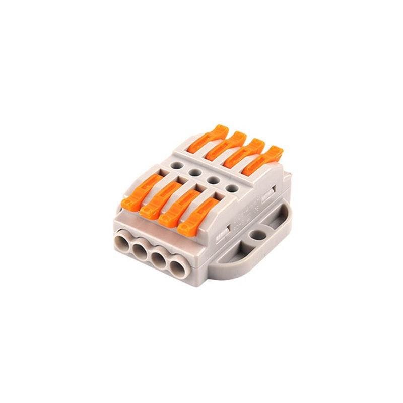 Cable Connector Orange Mini Quick Connector Universal Compact Cable Connector Household Wire Terminal Connector