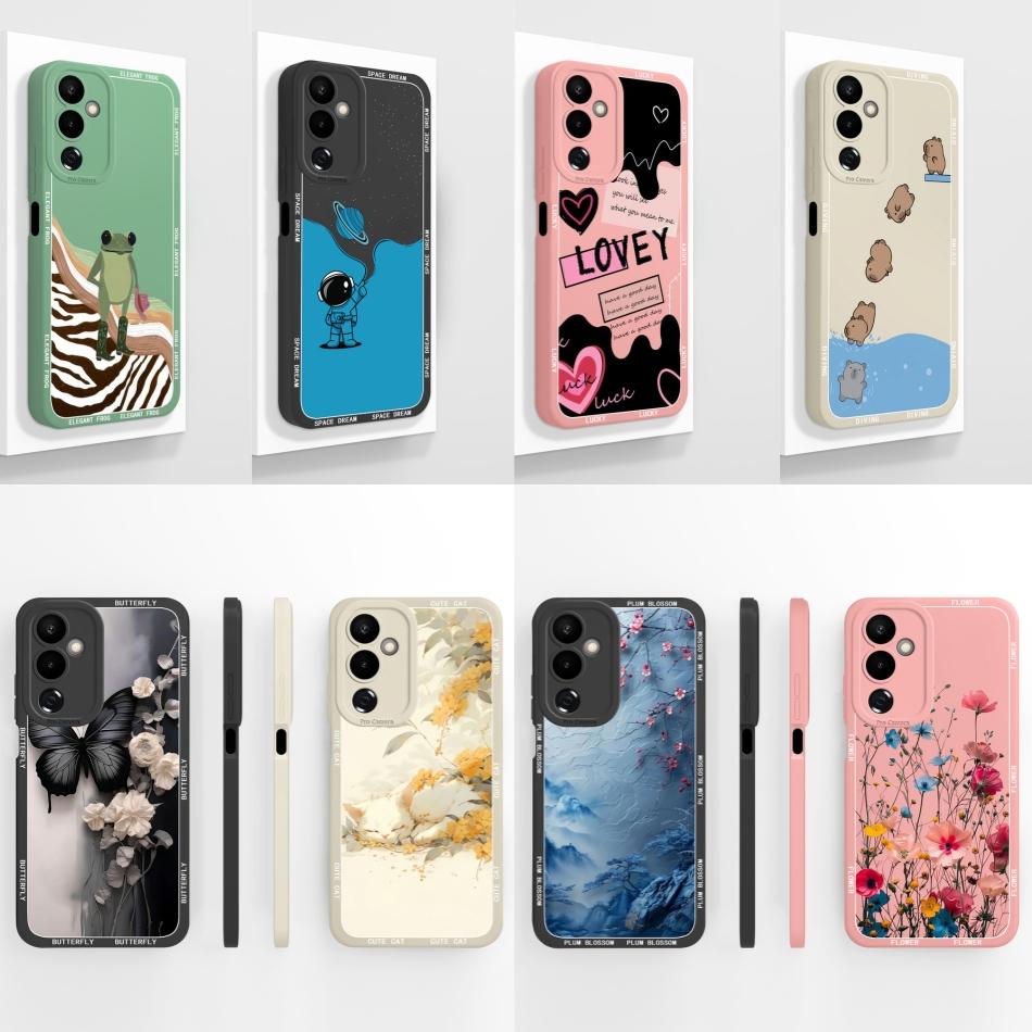 For Tecno Pova 4 5 Pro Phone Case Funny Animals Soft Smooth Liquid Silicone High Quality Cover For Tecno Pova5 Shockproof Shell