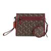 COACH Hitch Canvas With Leather Handheld Shoulder Bag, Crossbody Bag Medium Mens Dark Brown Monogram