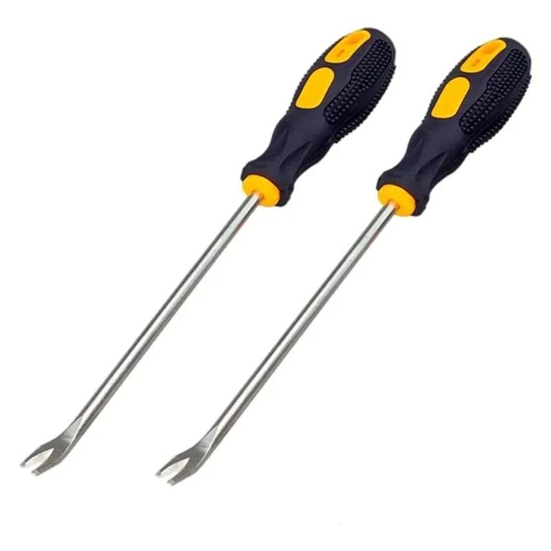 UV Type Screws, Nail Extractor,260mm Nail Lifting Screwdriver, Woodworking Nail Lifting Tool, Tire Nail Lifting Tool