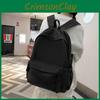 Trendy Lightweight Black Nylon Backpack For College Students And Teens Perfect For Daily Use