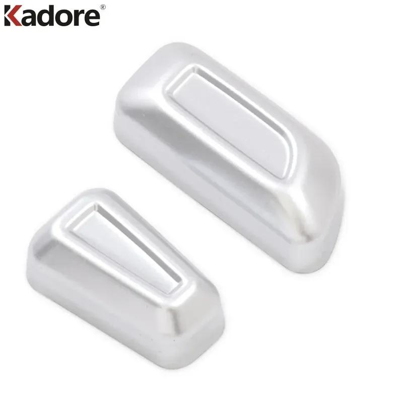 Car Seat Adjustment Switch Button Cover Trim For Mitsubishi Eclipse Cross 2017 2018 Carbon Fiber Interior Accessories