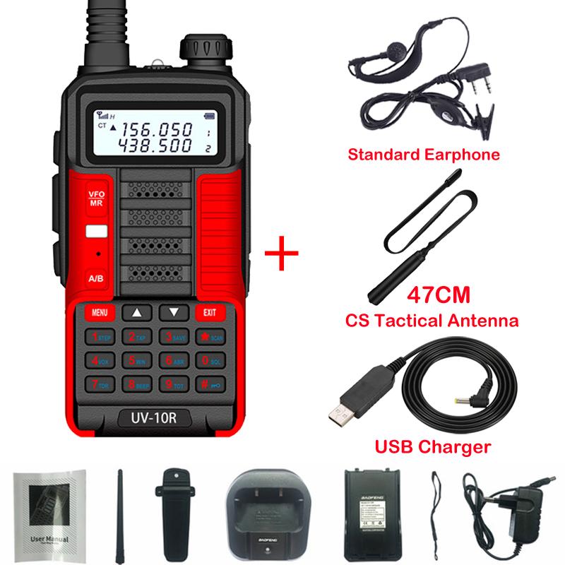 BAOFENG UV10R V2 10W Powerful 50KM Wireless Long Range Walkie Talkie Channel Update from UV-5R UV5R Ham Two Way Radio
