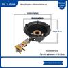 Yunduo Commercial High-Pressure Gas Stove with Flame Failure Protection