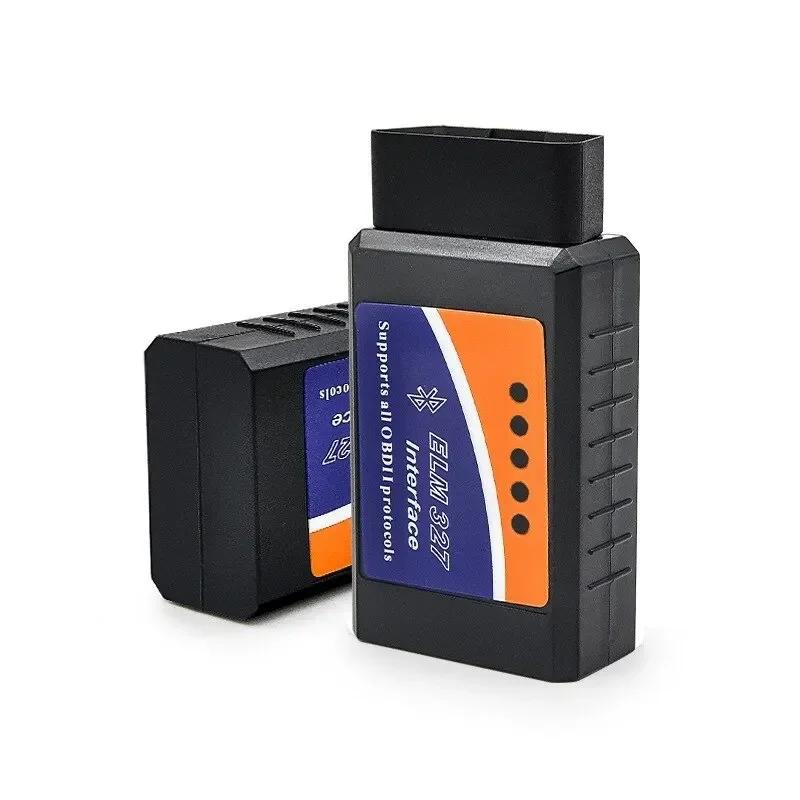 

1 шт. диагностический прибор Android Windows ELM327 OBD2 V2.1 Bluetooth автомобильный детектор диагностический прибор автоматический сканер неисправностей инструмент