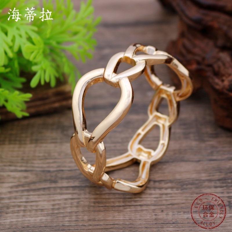 New Hollow Irregular Geometric Elastic Bracelet Men's and Women's Fashion Exaggerated Versatile Hollow Geometric Bracelet