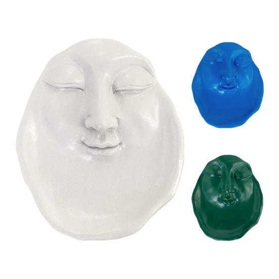 Modern Face Jewelry Dish Small Resin Trinket Tray Aesthetic Ring Necklace
