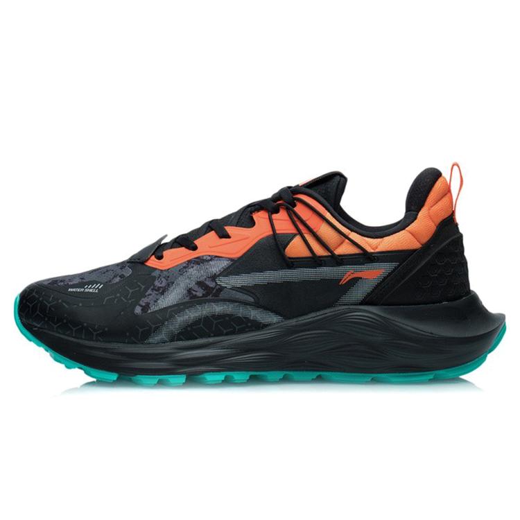 

LiNing Cloud Shield PLUS Rebound Low Top Running Shoes Men s Black Orange 43.5