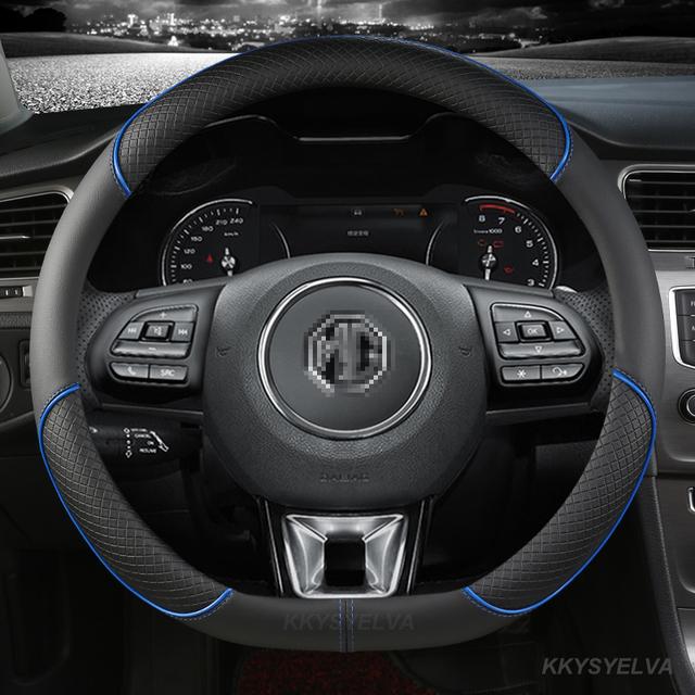 Coprivolante in Pelle Microfibra 38cm 15" Per MG 3 5 6 HS ZS EV MG3 3SW MG5 MG6 MG7 ZR EHS GT EZS Accessori Auto