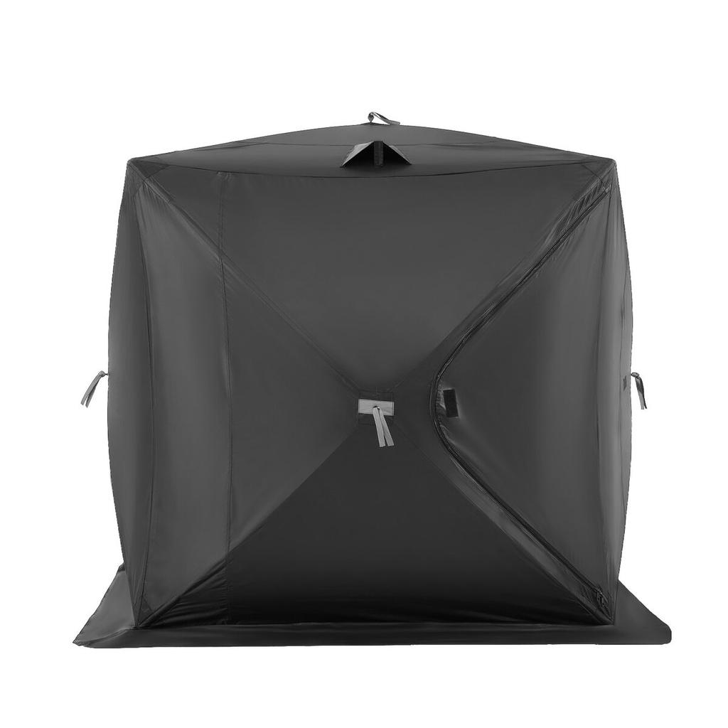 Portable Ice Shelter, 6-8 Person Pop-Up Ice Fishing Tent, 70 Square Feet Fishable Area, Ice Shanty for Winter Fishing, Waterproof Oxford Ice Cube with