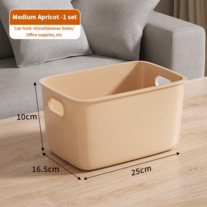 Desktop Storage Box Dormitory Sundries Plastic Cosmetic Storage Box Bathroom Kitchen Sorting Storage Basket Bins