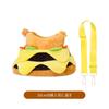 YUYAKESHI Cotton Doll Cute Hamburger Outfit for with Shoulder Perfect for Going and as a Plush Toy for 20cm Cotton Clothes, Kimono, Dolls, Strap, Out,