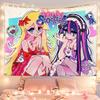 Panty  Stocking with Garterbelt Anime Wall Tapestry Otaku Style Dormitory Bedroom Headboard Decorative Hanging Artwork