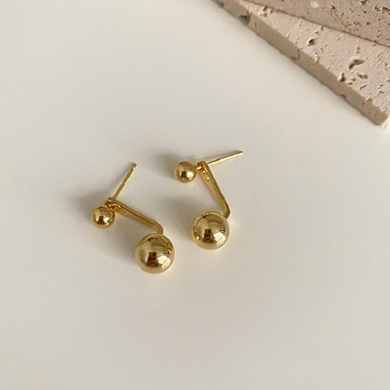 Fashion Sliver Color Asymmetrical Water Drop Earrings for Woman Retro Punk Hip Hop Metal Geometric Irregular Earrings Jewelry
