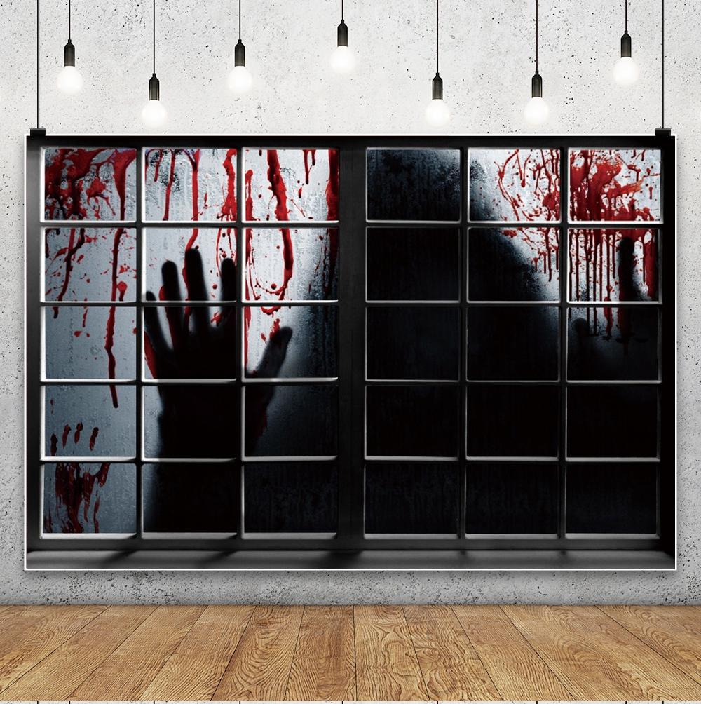 Halloween Pozadí Fotografie Krvavá Zombie Sestřička Pacient Halloween Strašidelný Dům Párty Foto Koutek Strašidelná Nemocnice Pozadí