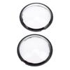 2 Pcs Panoramic Camera Lens Guard Suitable for Insta360 X5 Camera Optical Glass High Transparency Lens Protective Cover