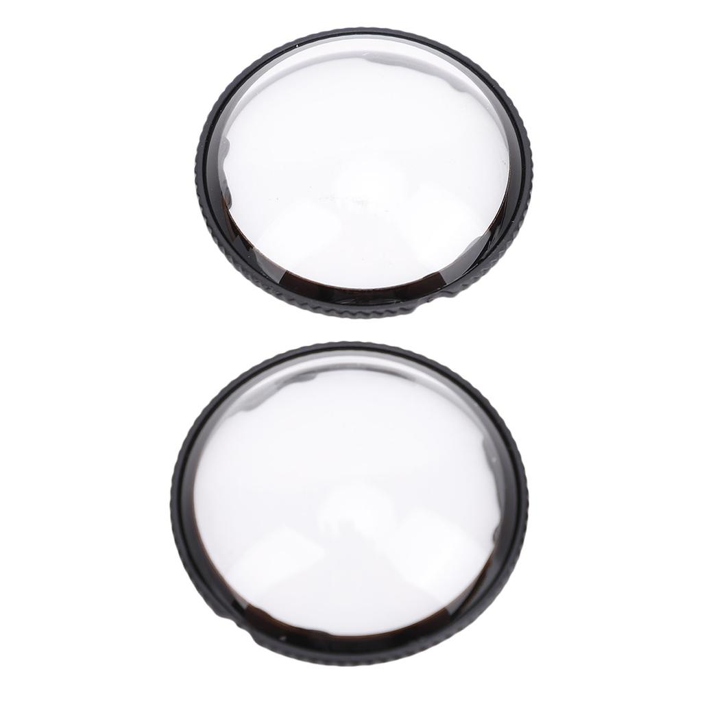 2 Pcs Panoramic Camera Lens Guard Suitable for Insta360 X5 Camera Optical Glass High Transparency Lens Protective Cover