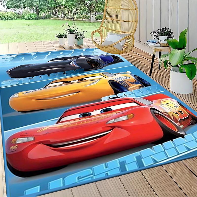 Cars Movie Characters Carpet Rug Soft Washable Antislip Home Living Room Sofa Mats Personalized Christmas Rug