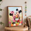 Disney Mickey and Minnie Mouse Tulips Paint by Numbers Painting Art Kit Home Decor Gift