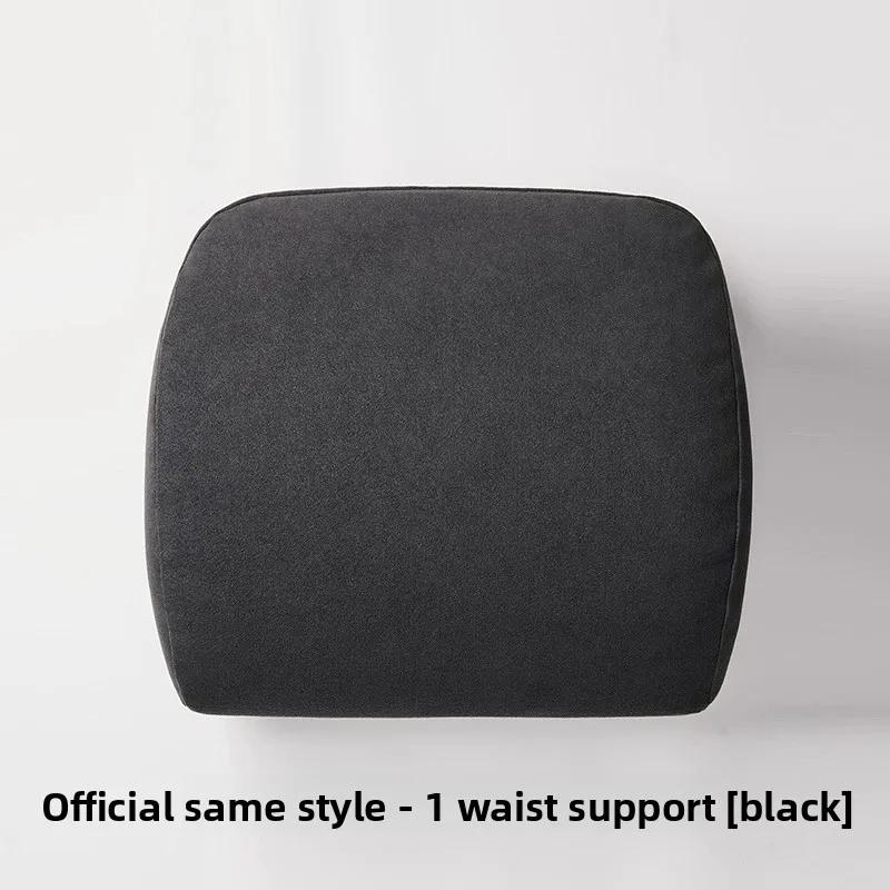 Car Sticker For Tesla Model 3 Model Y Official Headrest Waist Backrest Cushion Rebound Fur Car Pillow Neck Protection Car Sticke