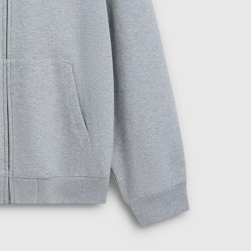 Gap Unisex Oversized Faux Silver Fox Velvet Hooded Zip-Up Jacket