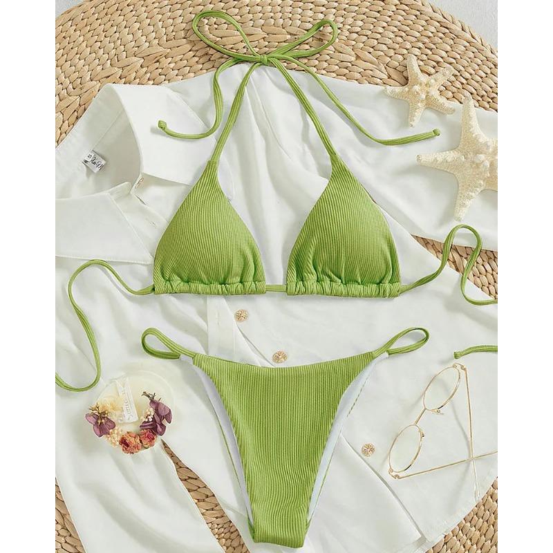 2025 Bademode Damen Strand Polster Bikini Badeanzug Maio Biquinis Femme Mujer Banador Badpak Damen Monokini Stroj kapielowy