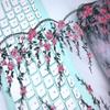 (3 colors) 1m x 23.5cm Floral Embroidery Lace, Embroidered Mesh lace fabric for Lingerie, Bra, Underwear, Dress, Doll, Home Decro and Crafting