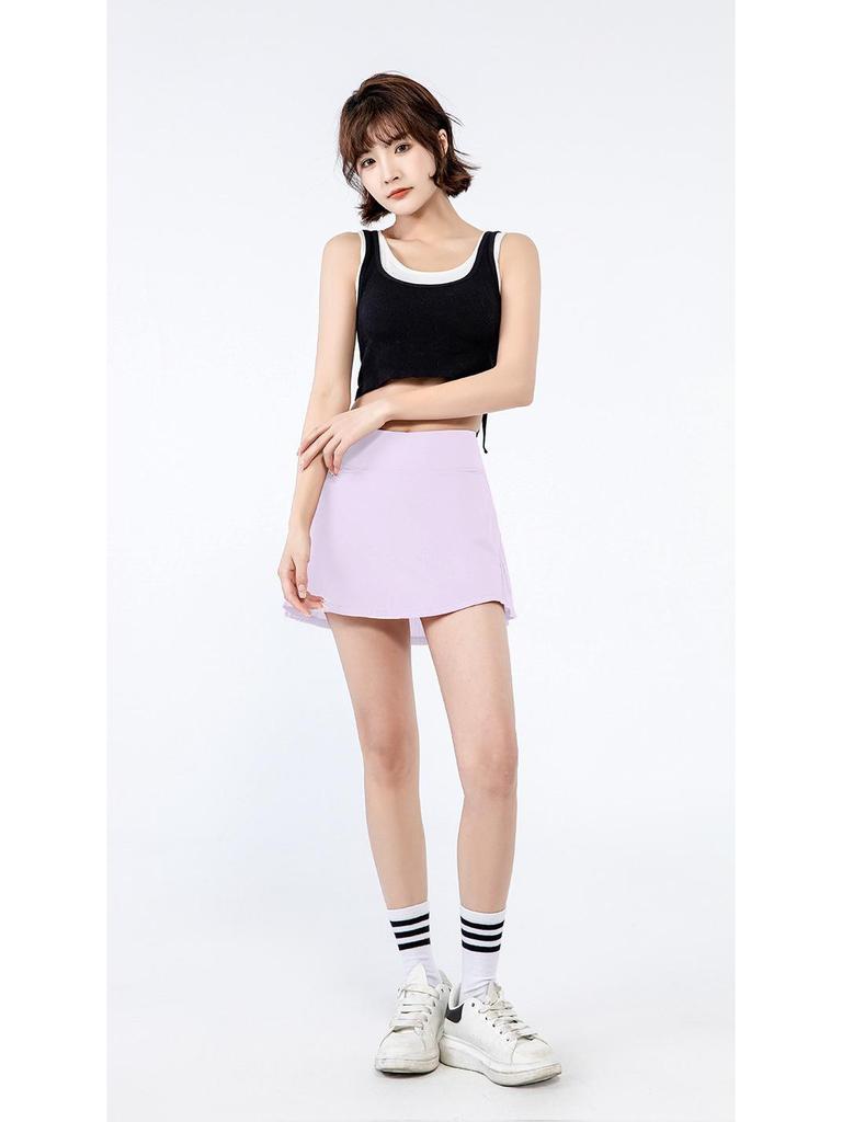 2024 Women's Quick-Dry Sports Shorts - Anti-Exposure, Breathable Tennis Skirt and Running Training Pants