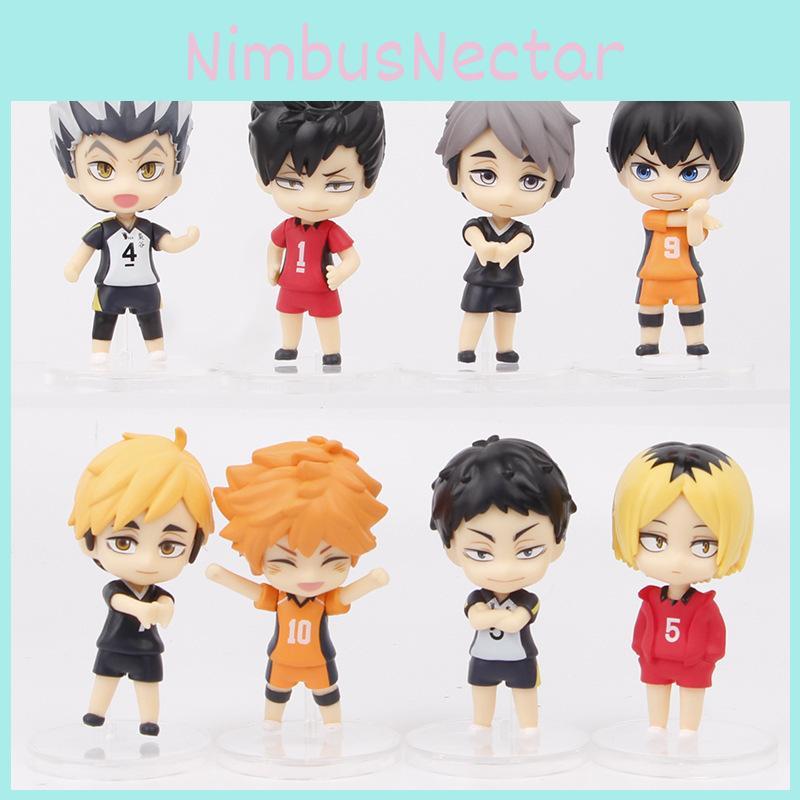 Mini Volleyball Youth Cartoon Action Figure Sun Yang Doll Model Toy 5-7.5cm No Assembly Cute Collectible
