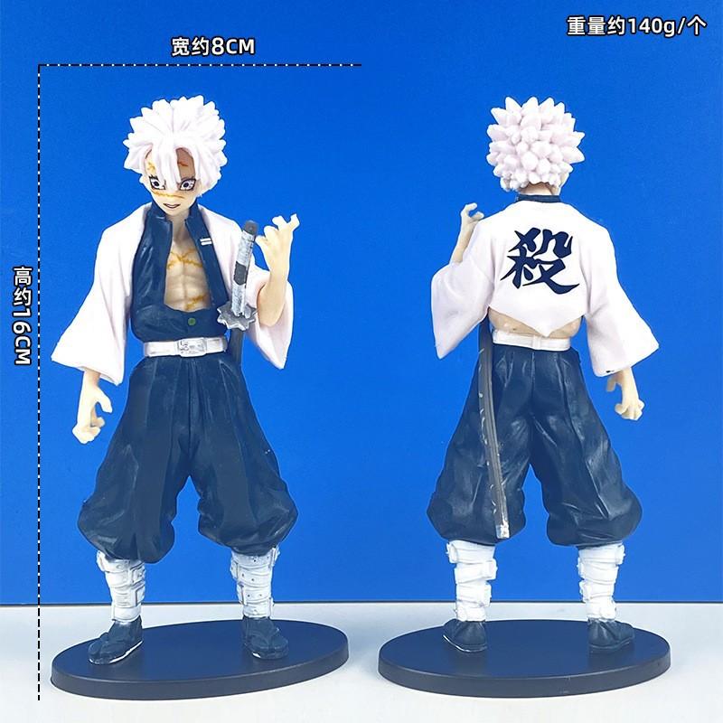 Demon Slayer Anime Figures Kochou Shinobu Tanjirou Kyoujurou PVC Statue Model Doll Collection Ornaments Toys