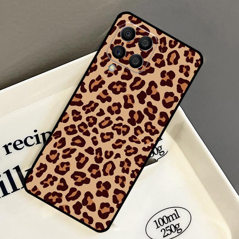Luxury Leopard Case For Samsung Galaxy M15 M55 M12 M13 M14 M54 M23 M16 M11 M21 M31 M20 M34 M52 M32 M36 M56