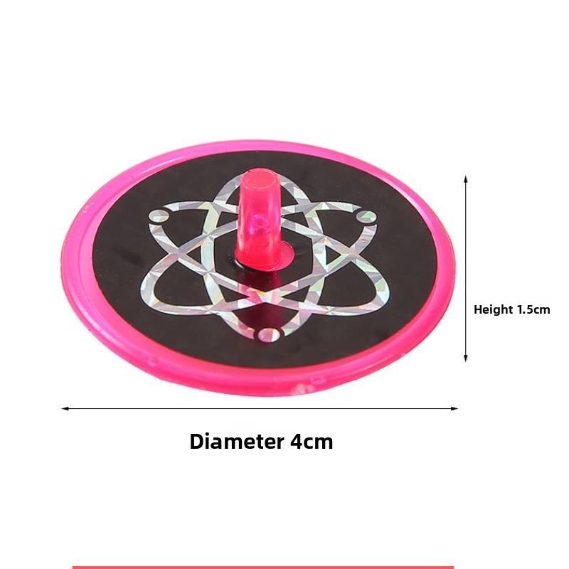 Laser Toy Kids Spin Top With Plastic Material For Preschool Gift Entertainment