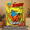 Custom Name Personalized Bamse Print Blanket, Home Decor, Bedroom, Sofa, Camping, Couch, Gifts for Birthday Christmas