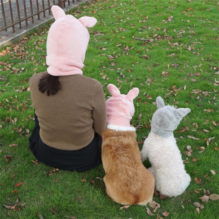 Plush Pet Hat for Ear and Head Protections Halloween Funny Ear Dog Hat for Small Dogs Cats Warm Winter Headgear Hat
