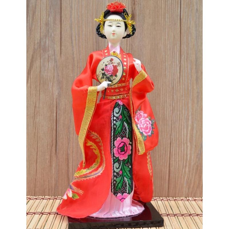 Китайские 12-дюймовые куклы Пекинской оперы в китайском стиле Кукла Пекинской оперы из шелка Пекинские специальные подарки Китайская культурная тряпичная кукла