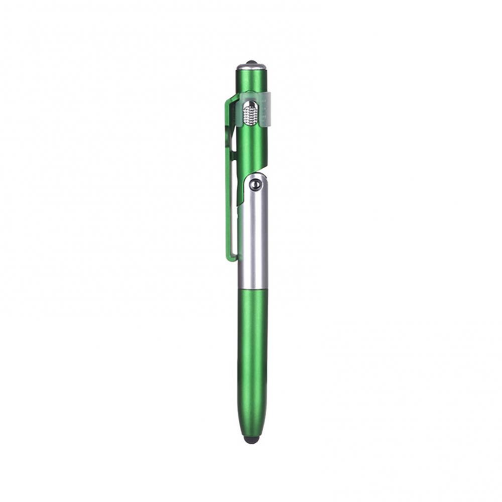4 in 1 All in one  Ballpoint Pen Foldable LED Light Mobile Phone Rack Touch Ballpoint Pen Office School Supplies