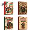 Christmas Tree Pendant Set 2026 Advent Calendar Dachshund Ornament Set, Countdown Hanging Decor with 24 Miniature Dog Collection Mini Figures,