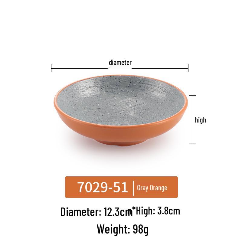 Japanese Melamine Mushroom Hat Salad Bowl: Creative Shallow Artistic Tableware for Rice, Soup, Noodles, and More