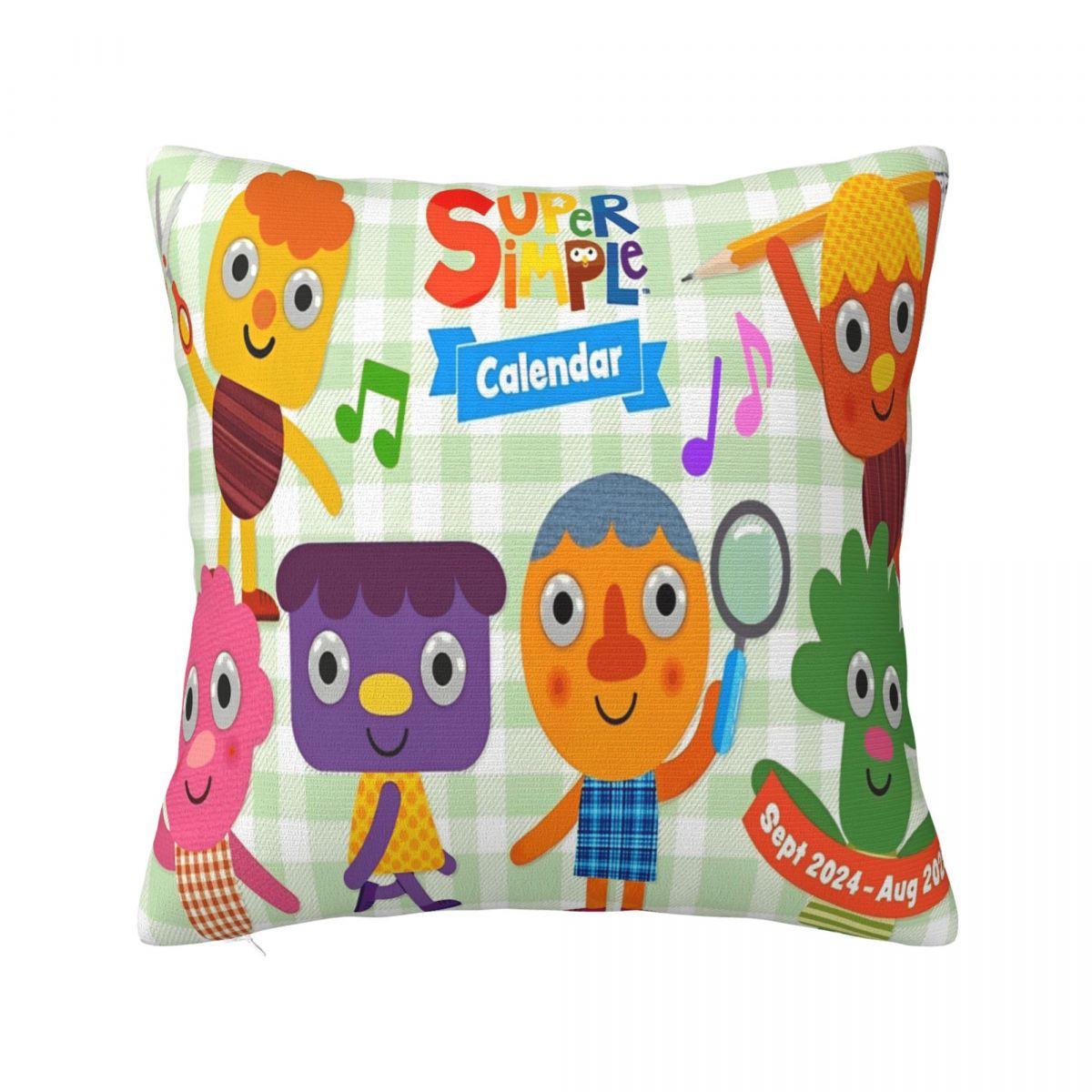 

Sofa Decorations Noodle & Pals Micro Super Simple Pillowcase Stuff Pillow Cover Square Multiple Sizes 20x20Inch