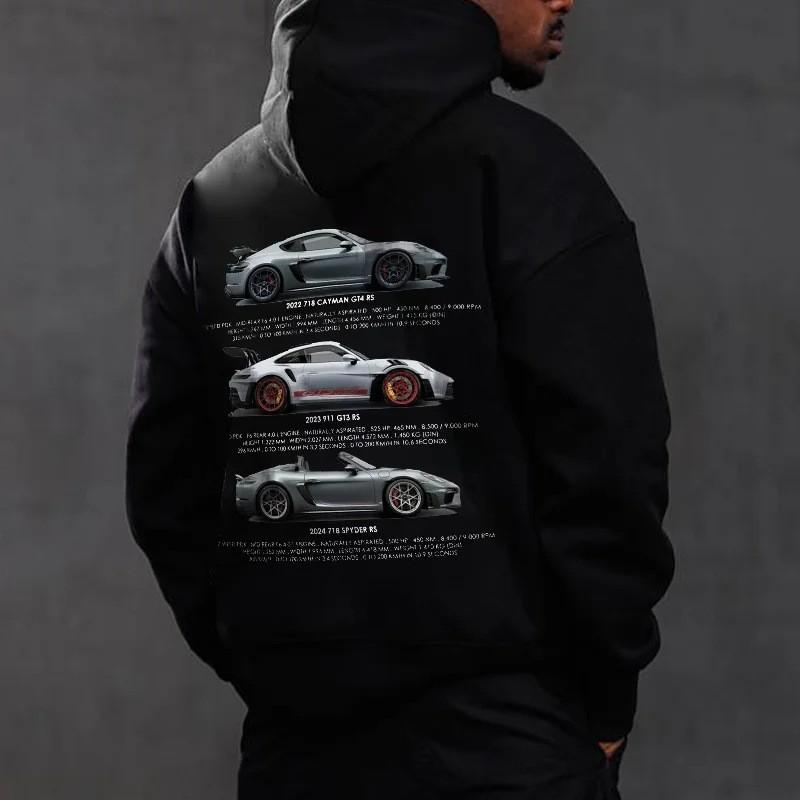 Oversized Gothic Hoodie Long Sleeve Harajuku Sweatshirt Unisex Vintage Hip Hop Winter Top