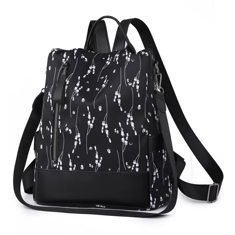 1Pcs Durable Oxford Cloth Women's Backpack Sweet Printed Outdoor Casual Backpack Large Capacity Multi-use Single Shoulder Bag