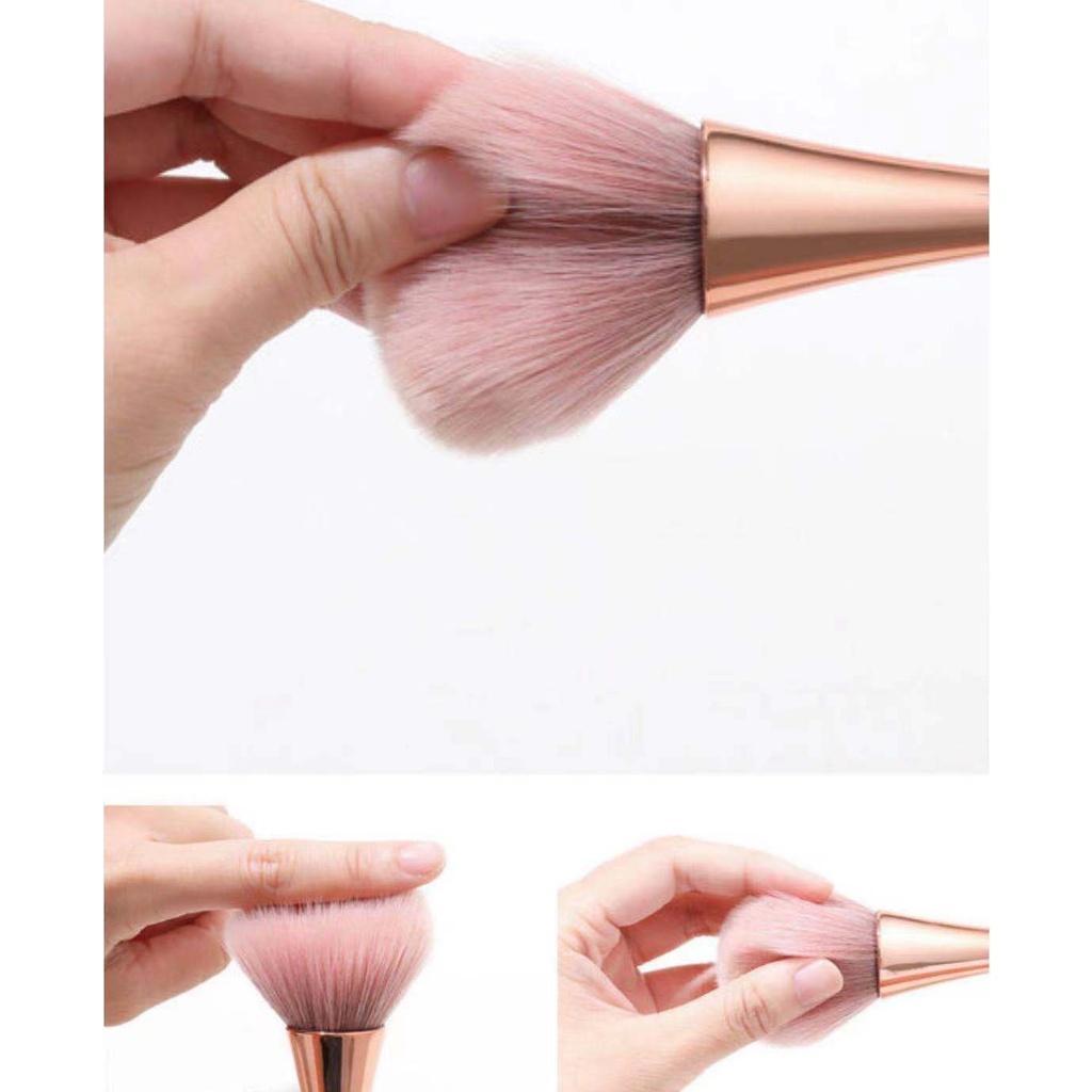 Kleine Taille Make-up Pinsel Rouge Pinsel Großer Make-up Pinsel Lidschatten Pinsel Tragbarer Rouge Pinsel Make-up Reinigungsbürste Gesichtspinsel Beauty Styling Werkzeuge