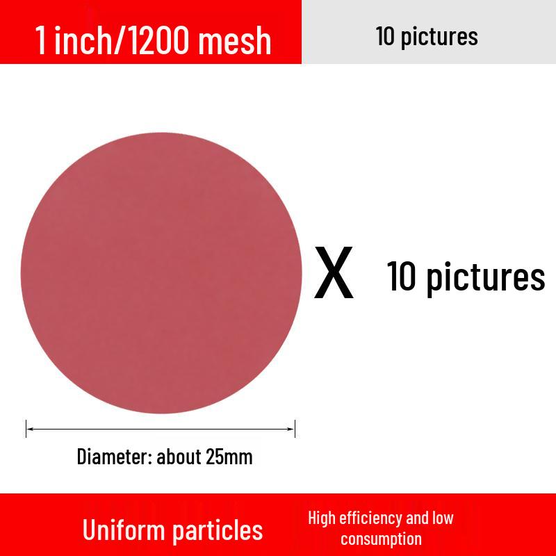 1-Inch Self-Adhesive Flocking Sanding Discs for Hand Drill Polishing