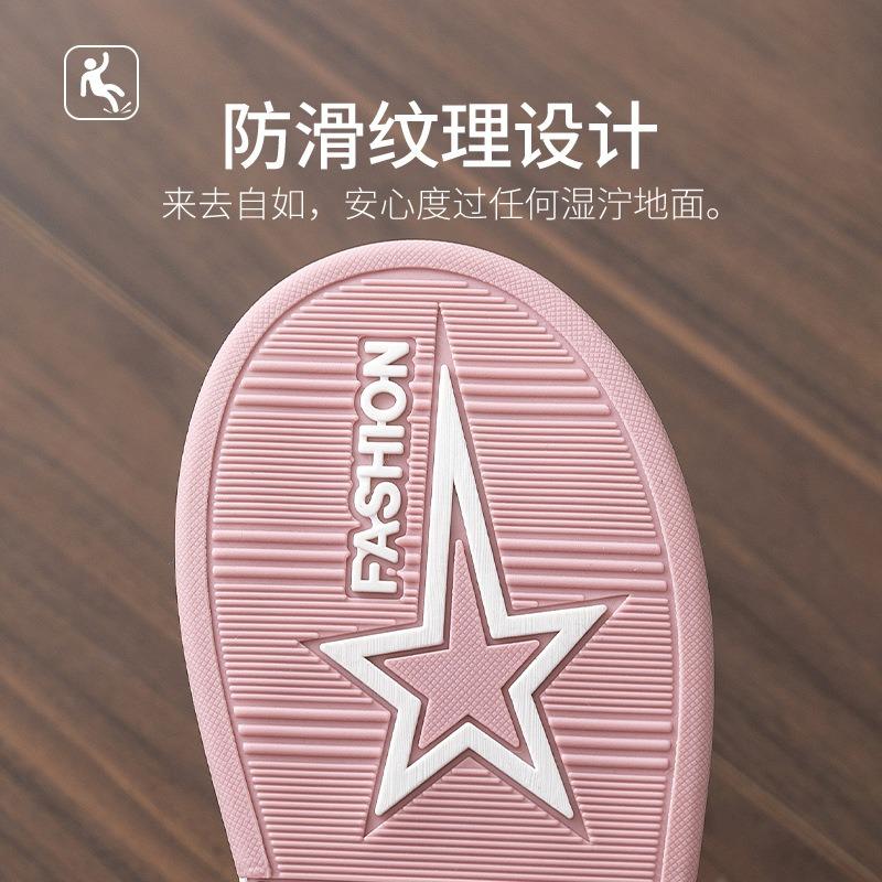 Leather cotton slippers women's winter home bag and confinement postpartum indoor warmth couple leather cotton shoes men's winter