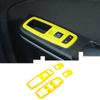 Window Lift Switch Button Panel Trim Cover For Dodge Ram 1500 2010-2017 Yellow