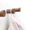 Wood Coat Hanger Over the Wall for Bedroom Livingroom Cloakroom Easy To Install Artistic Design New Style Free of Punch