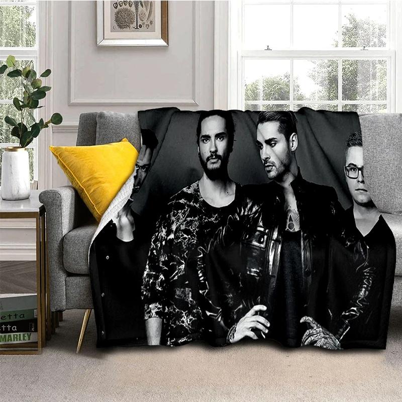 Bill Tom Kaulitz Tokio Hotel Rock Band 2025 New Style Blanket,Soft Throw Blanket for Home Bedroom Bed Sofa Cover Kids Gift Cover