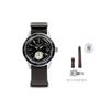 SEIKO Presage Mechanical Movement Genuine Leather Strap Watch Men's Watches Black Dial SSA451J1