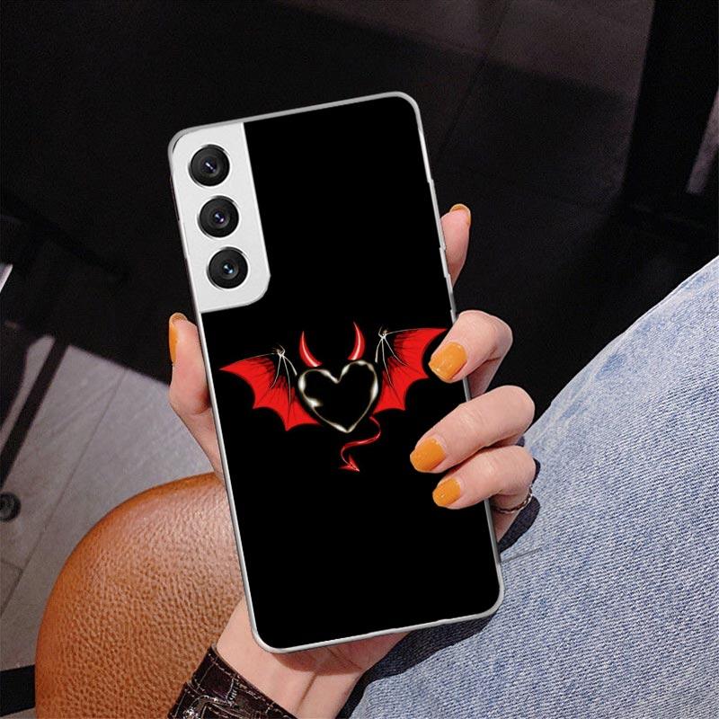 Gothic Vampire Scarlet Art Phone Case For Samsung Galaxy S24 S25 Edge S26 Ultra S23 S22 S21 Plus S20 FE + Personalized Print Cov